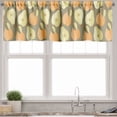 thumbnail image 3 of Ambesonne Fruit Valance & Curtain, Cartoon Pears Along Leaves, 55"x30", Multicolor, 3 of 7