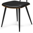 thumbnail image 6 of Simpli Home Mavis Dining Chair (Set of 2) in Black Vegan Faux Leather, 6 of 12