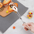 thumbnail image 4 of Utensilios elegantes para servir para sus necesidades culinarias, pinzas para bufé fabricadas con cuidado a partir de acero inoxidable resistente al calor, material de calidad alimentaria no tóxico, 4 of 5