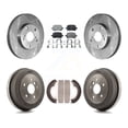 thumbnail image 1 of Transit Auto Front Rear Disc Brake Rotors Ceramic Pads and Drum Kit for Car 2002-2003 Toyota Solara 2.4L K8T-103749, 1 of 11