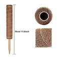 thumbnail image 2 of Poste de musgo absorbente de agua y transpirable de materiales de primera calidad para plantas, 2 piezas, instalación fácil y rápida, raíces aéreas de fibra de coco, adecuado para plantas de interior, 2 of 5