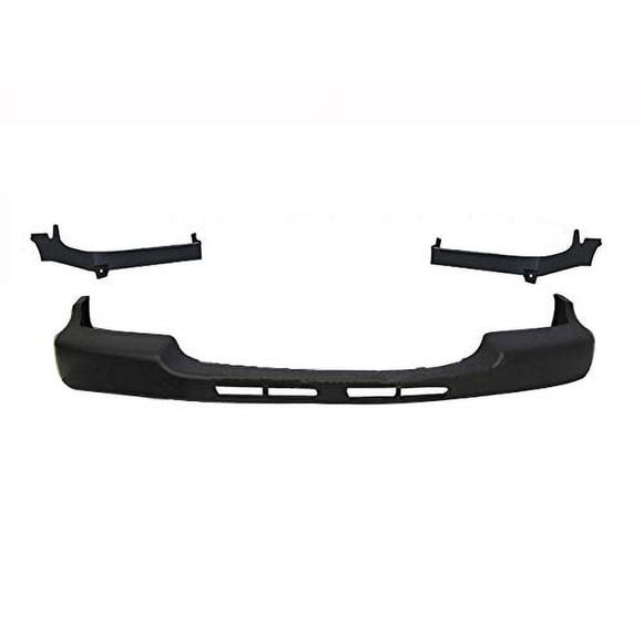 BUNDLE FOR 1999-2002 SILVERADO 2500HD 3500 FRONT BUMPER UPPER CAP PAD TRIM FILLER 3PCS GM1088166 GM1089166 GM1051106