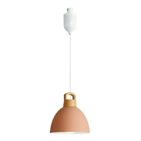 

Kiven H-Type Track Lighting 1-Light Modern Halo Track Pendant Light with Iron Lampshade H Track Light Pedant for Bedroom Kitchen Island
