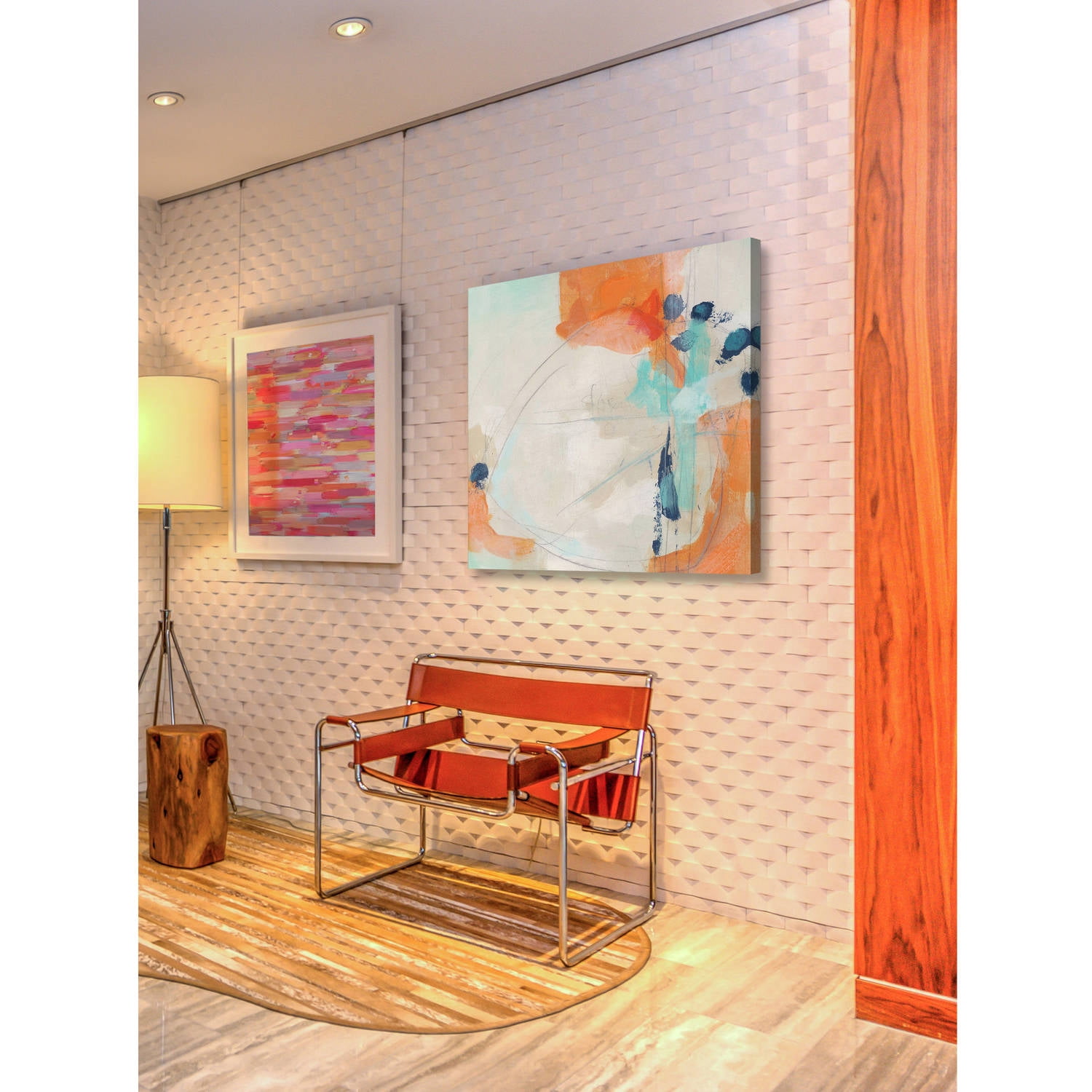 Marmont Hill "Plot Point I" Painting Print on Wrapped Canvas