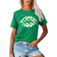 thumbnail image 2 of ZZwxWA St Patricks Day Shirt Green Shirts for Women Shamrock Womens Plus Size Tops Short Sleeve Casual Trendy, 2 of 6