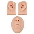 thumbnail image 1 of Modelo de práctica de perforación, modelo de oreja de silicona 3D para nariz y boca, modelo de oreja perforadora, máxima comodidad, 1 of 9