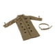thumbnail image 1 of Gabardina en miniatura a escala 1:12 para cosplay, para vestir, figura masculina de moda. Verde, 1 of 9