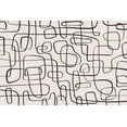 thumbnail image 2 of Treechild 32x23 Black Ornate Wood Framed with Double Matting Museum Art Print Titled - Thin Lines Pattern, 2 of 4