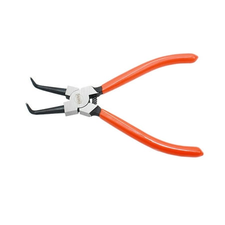 

ABIDE Color Random 7 Inch Professional Retaining Circlip Plier Home Handicraft Snap Ring Pliers Repair Tool Spring Loaded