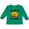 thumbnail image 3 of Inktastic You Had Me at Burger Boys or Girls Long Sleeve Toddler T-Shirt, 3 of 5