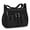 Black, variant on Women's Crossbody Bag Waterproof Travel Shoulder Purse Nylon Handbag with Multiple Pockets