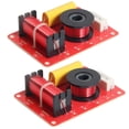 thumbnail image 1 of 2X 130W Speaker Crossover 2 Way High-Low 8 Ohm Frequency Divider for 6 Inch Speaker, 1 of 5