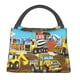 thumbnail image 1 of Fotbe Different Construction Site Vehicles Bolsa Térmica Portátil con Estampado, Bolsa de Entrega de Alimentos Aislada, Bolsa Reutilizable de Gran Capacidad para Comidas y Supermercado, 1 of 6