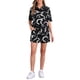 thumbnail image 2 of INSPIRAR CHIC Conjuntos de Ropa Casual para Mujeres de 2 Piezas, Pijama de Manga Corta con Botones, Conjuntos de Playa M Negro, 2 of 6