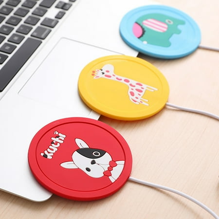 

SunSunrise Mug Warmer Mat Eco-friendly High Toughness Silicone USB Coffee Mug Warmer Decorative Pad for Home