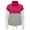 Cosmic Pink, variant on Boxercraft BW5206 Fleece Colorblock Quarter Zip-Oxford Heather-2XL