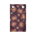 thumbnail image 1 of Floral Hanging Pocket Organizer, Repetitive Vintage Flowers Illustration, Printed Polyester Storage Bag with Pockets, 9" x 27", Coral Charcoal Grey, 1 of 2