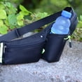 thumbnail image 1 of Bolsa De Cinturón Al Aire Libre Termos para agua Tmvgtek Riñonera Deportiva Para Botella, Resistente Al Agua, Para Correr, Escalar, En La Cintura (Negro), 1 of 3