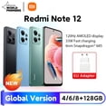 thumbnail image 2 of [Estreno mundial] Xiaomi Redmi Note 12 Versión global 120Hz AMOLED 33W Carga rápida Snapdragon® 685 Cámara de 50MP Dengxun unisex, 2 of 2