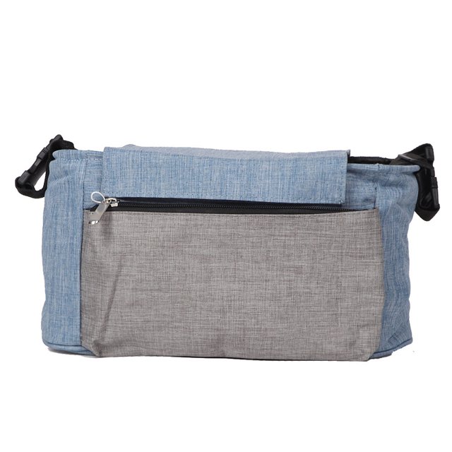 Bolsa colgante de tela Oxford, accesorio para cochecito, organizador de botellas, bolsa de almacenamiento para cochecito de bebé