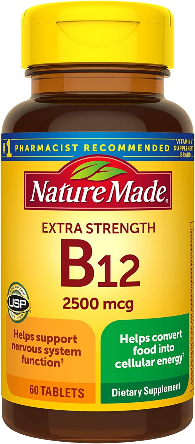 Buy Nature Made Extra Strength Vitamin B12 2500 mcg, Dietary Supplement