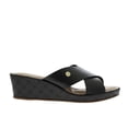 thumbnail image 1 of Sandalias Auro color negro confort media cuña 24.5 Dorothy Gaynor Sandalias Auro color negro confort media cuña 24.5, 1 of 6