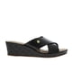 thumbnail image 1 of Sandalias Auro color negro confort media cuña 24.0 Dorothy Gaynor Sandalias Auro color negro confort media cuña 24.0, 1 of 6