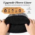 thumbnail image 2 of Winter Beanie Hat for Men Women: Warm Fleece Lined Beanie Knit Ski Stocking Cap Cuffed Cap for Cold Weather Running, 2 of 7