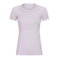 thumbnail image 2 of ZHENWEI Women's Workout Tops Short Sleeve Shirts Yoga Sports Breathable Gym Athletic Top Slim Fit, 2 of 6