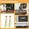 thumbnail image 3 of Pretyzoom 4Pcs Car Antenna Toppers Multicolor Splashproof Decorative Exterior Accessories, 3 of 7