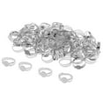 thumbnail image 1 of Base de Ajustable de Oro Plateado de 100 Piezas, Cabujones de 8mm, Ajustes de Almohadilla de Bisel, Accesorios para Fabricación de Joyas Plata perfecl Base de anillo ajustable en blanco, 1 of 8