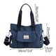 thumbnail image 5 of Bolso de lona de gran capacidad para mujer, bolso de moda, bolso bandolera versátil para mujer, 5 of 5