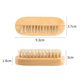 thumbnail image 5 of Cepillo de limpieza para uñas, doble cara, material de madera y cerdas de jabalí, ideal para salones de belleza y remoción de polvo., 5 of 5