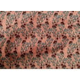 thumbnail image 4 of oneOone Tissu Popeline de Coton Imprimé Feuilles & Fleurs BTY 56 Pouces de Large, 4 of 5