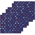 thumbnail image 3 of Coolnut Patriotic Star Washcloths 4 Pack, Highly Absorbent Soft Cotton Fingertip Towels for Bathroom, Kitchen, Gym, Spa, Home Decor, 12 x 12 Inch Washcloth Gift, 3 of 7
