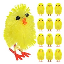 unbranded  30 Pcs Easter Chick Chicks Mini Plush Small Toy Basket Baby Toys Yellow