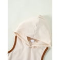 thumbnail image 6 of CARETOO Toddler Boy Summer Outfits Hoodie Sleeveless Tank Tops & Casual Shorts Sets Baby 2T 3T 4T 5T 6T Clothes, 6 of 7