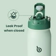 thumbnail image 5 of BOTTLE BOTTLE 24 oz sports water bottle stainless steel insulated water bottle with straw and pills holder green, 5 of 7