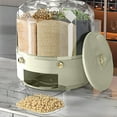 thumbnail image 6 of Gnmfd Rotating Rice Storage Box with Compartments, Insect-Proof Sealed Jar for Mixed Grains, Transparent and Visible Grain Organizer, Space-Saving Food Storage Solution for Kitchen, 6 of 6