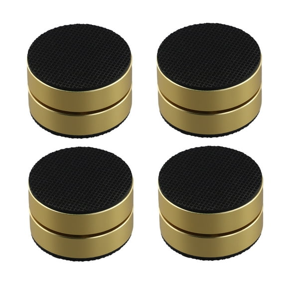 4 Pernos de Pie Amortiguadores de Aleación de Aluminio, Almohadillas de Pie para de Sonido, Pies de Base de Amplificador de Soporte de Bola de Acero de 3 Puntos,B