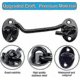 thumbnail image 2 of 2 Pieces 3 Inch Stainless Steel Black Wind Hook Thickened Vintage Window Hook Accessories Door And Window Hook, 2 of 5