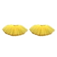 thumbnail image 1 of Sonducket Traje de niña chico tul Ballet danza patinaje conjunto ropa de baile tutú cintura elástica rendimiento fiesta medio 0,9-1,3 m Hilo Medio/Amarillo S/ por 0.9-1.3m 2piezas, 1 of 6