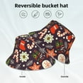 thumbnail image 4 of Kdxio Reflective Bucket Hat - Winter Holiday Christmas Print Bucket Hat for Men,Women, 4 of 9