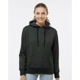 thumbnail image 4 of Ladies' Glitter French Terry Hooded Sweatshirt - NAVY - S, 4 of 5