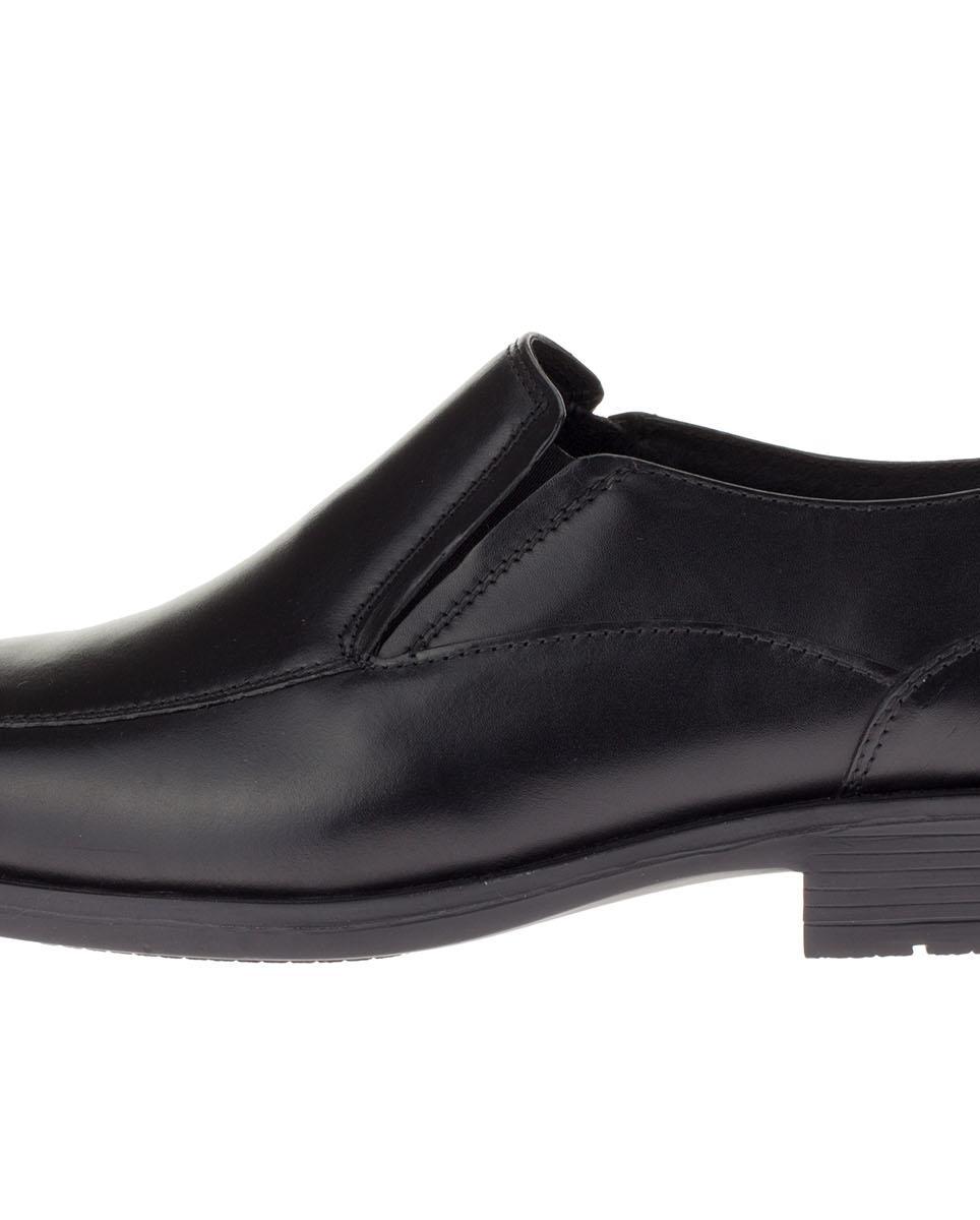 Mens Lenox Black Leather Comfort Dress Shoe DTI DARYA - image 5 of 7