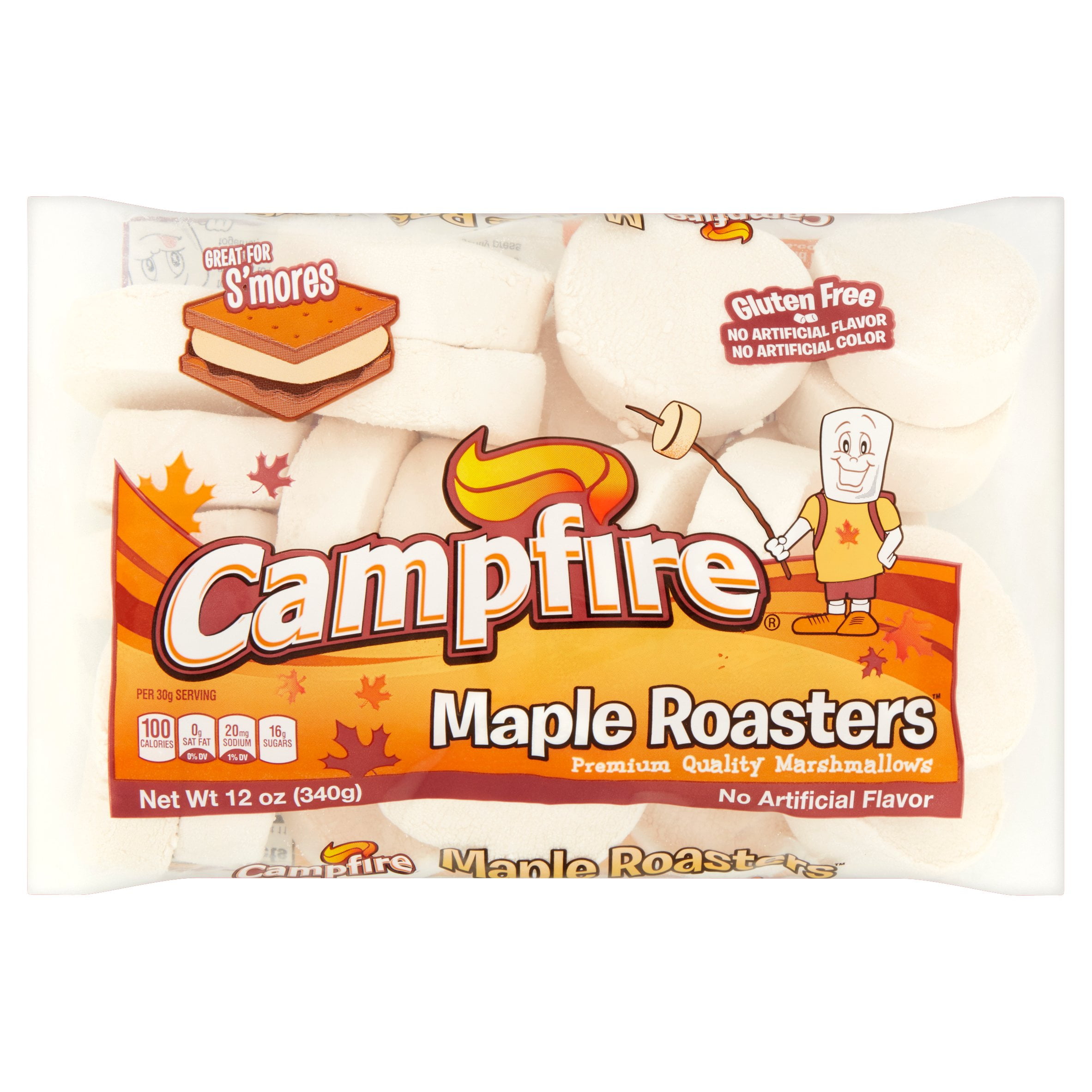 Campfire Maple Roasters Premium Quality Marshmallows, 12 oz Walmart