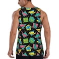 thumbnail image 3 of Haiem Geometric Dinosaur Men Workout Tank Top Gym Bodybuilding Sleeveless Muscle T Shirts Athletic Tank Breathable Workout Shirt-Small, 3 of 9