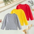 thumbnail image 2 of UAYOTSE Boys Long Sleeve Shirts Kids Crewneck T Shirts Casual Striped Tops Tees(S75-Grey,8-10 Years), 2 of 9