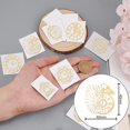 thumbnail image 2 of 9pcs Self Adhesive Golden Brass Stickers Clock Pattern Stickers Metal Stickers Orgonite Stickers Resin Supplies Sticker for Scrapbooking Phone & Water Bottle Decoration 1.6x1.6 inch, 2 of 9