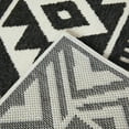 thumbnail image 3 of Balta Alessi Global Geometric  Indoor/Outdoor Area Rug Black 7'10" x 10' 8' x 10' Outdoor, Indoor Silver, Off-White, 3 of 15